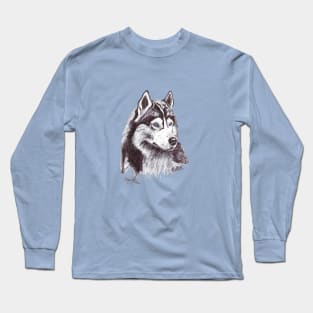 Siberian husky Long Sleeve T-Shirt